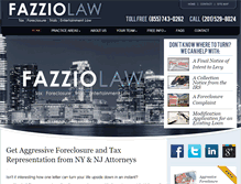 Tablet Screenshot of fazziolaw.com